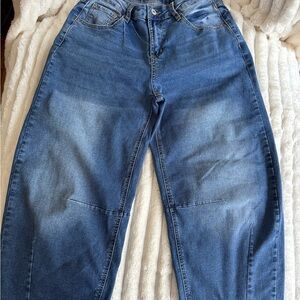 Classic Blue Barrel Women's Jeans